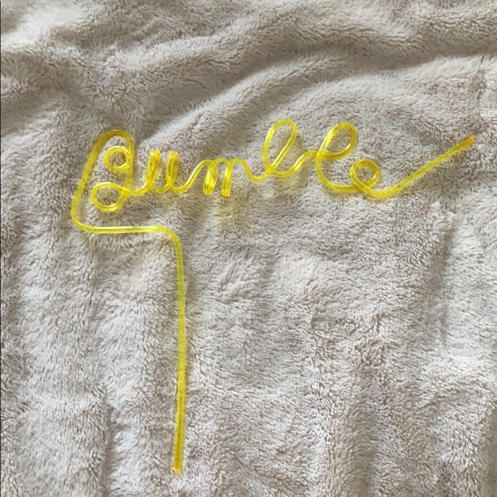 Bumble reusable straw